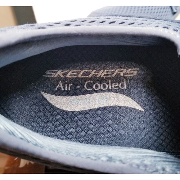 SKECHERS Women's Navy Arch Fit "LUCKY THOUGHTS" #149056 Slip On Size 11 - Picture 8 of 12